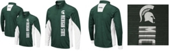 Colosseum Men's Green Michigan State Spartans Bart Windshirt Quarter-Zip Pullover Jacket
